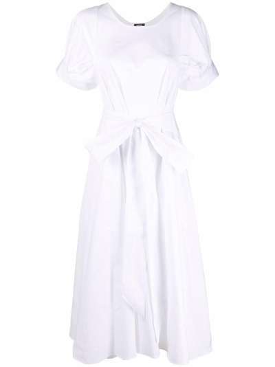 ASPESI расклешенное платье макси с завязками