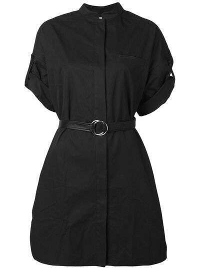 Yves Salomon платье-рубашка с поясом