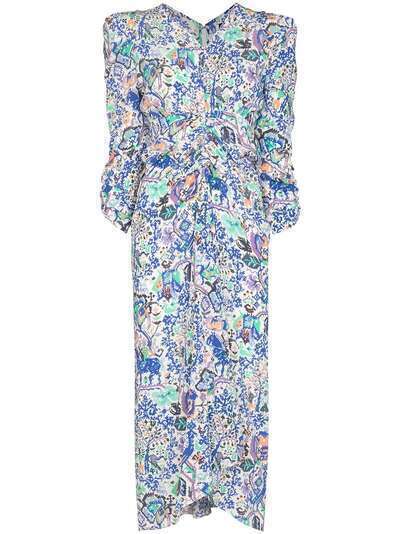 Isabel Marant платье миди Albi с абстрактным принтом