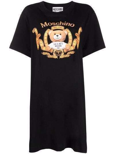Moschino платье-футболка Film-Teddy