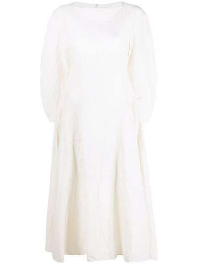 Jil Sander расклешенное платье миди