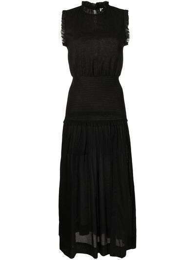 BEC + BRIDGE Felice shirred maxi dress