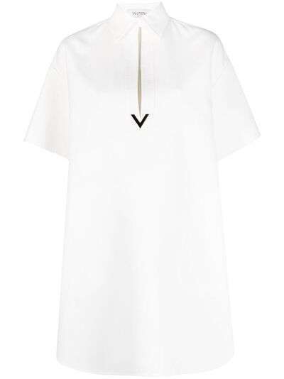 Valentino платье VGold с короткими рукавами
