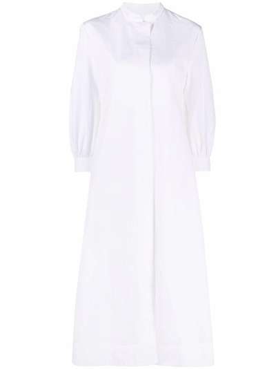 Jil Sander платье-рубашка с длинными рукавами