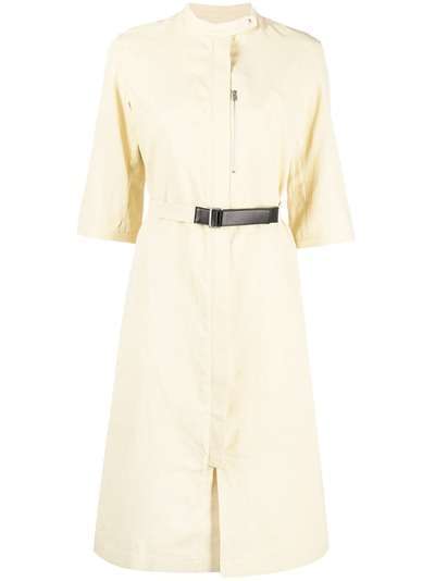 Jil Sander платье-рубашка с поясом