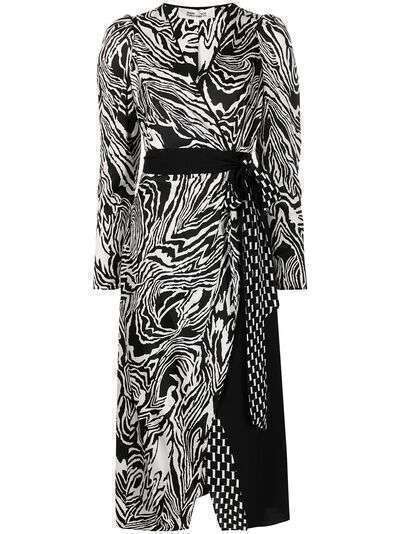 DVF Diane von Furstenberg платье Juniper асимметричного кроя