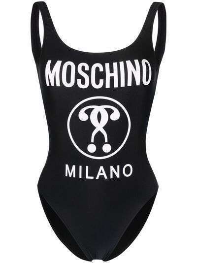 Moschino купальник с логотипом