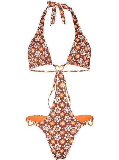 Frankies Bikinis April floral print monokini