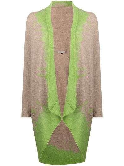 Suzusan seamless cashmere upside-down cardigan