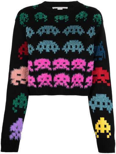 Stella McCartney Gamer intarsia-knit jumper