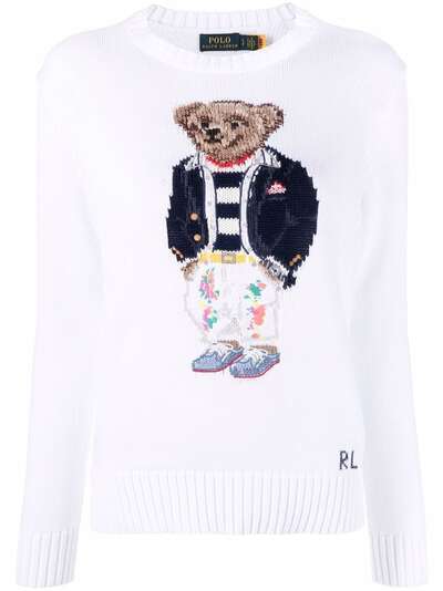 Polo Ralph Lauren Polo Bear intarsia-knit jumper