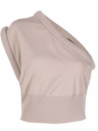 Federica Tosi one-shoulder knitted top