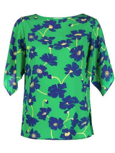 P.A.R.O.S.H. шелковая блузка с цветочным принтом