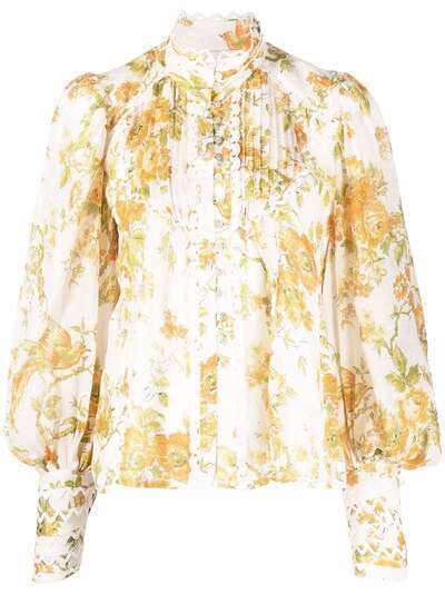 ALEMAIS блузка с цветочным принтом