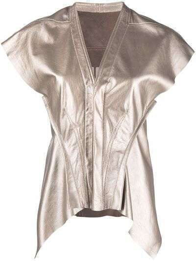 Rick Owens кожаная блузка Naska