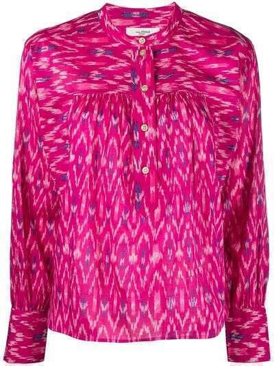 Isabel Marant Étoile блузка Lally с геометричным принтом