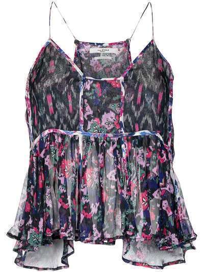 Isabel Marant Étoile блузка Rhetta с оборками и цветочным принтом