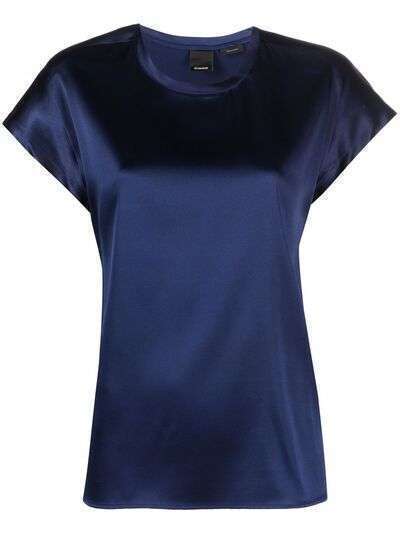 PINKO шелковая блузка с короткими рукавами