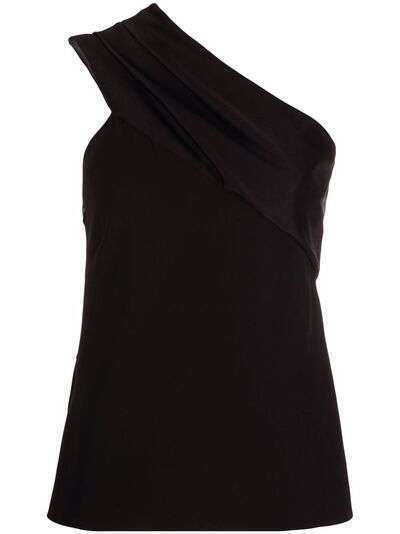 Givenchy шелковая блузка на одно плечо