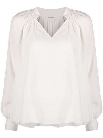 By Malene Birger блузка с V-образным вырезом и длинными рукавами
