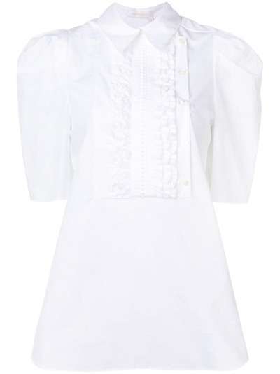 See by Chloé блузка с короткими рукавами и оборками