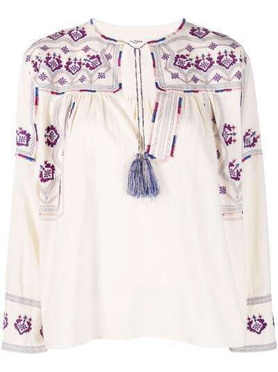 Isabel Marant Étoile блузка с вышивкой