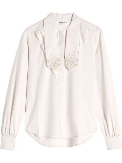 Victoria Beckham блузка с вышивкой