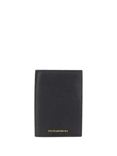 Dolce & Gabbana обложка для паспорта из зернистой кожи BI2215AA899