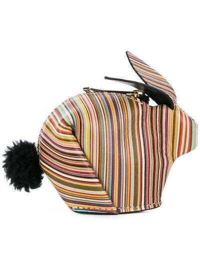 Paul Smith полосатый клатч в форме кролика M1A5079A4001192