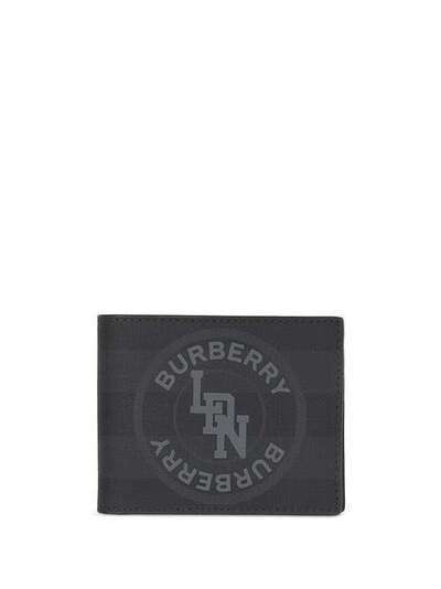 Burberry кошелек в клетку London Check с логотипом 8022564