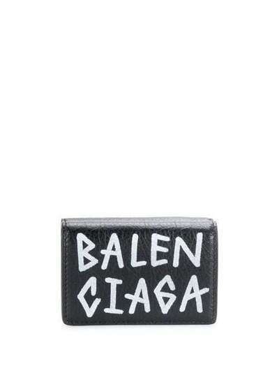 Balenciaga мини-кошелек Carry с принтом граффити 5295530EE12