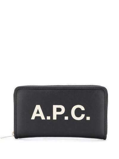 A.P.C. кошелек с логотипом PUAAOM63381