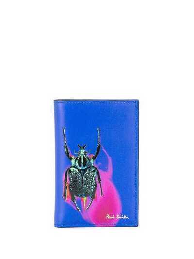 Paul Smith кошелек Photographic Beetle Credit Card M1A4774ABEPHO
