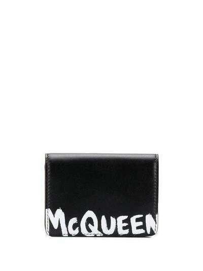 Alexander McQueen маленький кошелек с принтом граффити 6021461NT0B