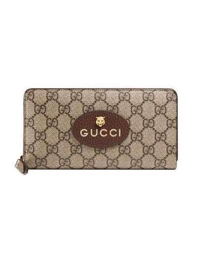 Gucci Neo Vintage GG Supreme zip around wallet 473953K9GOT