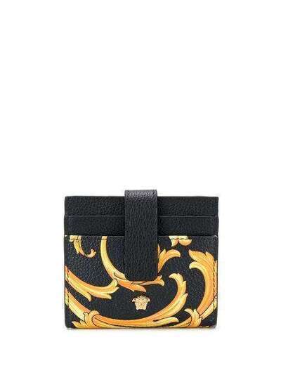 Versace кошелек с декором Medusa и принтом Barocco DPN7853DVTG8