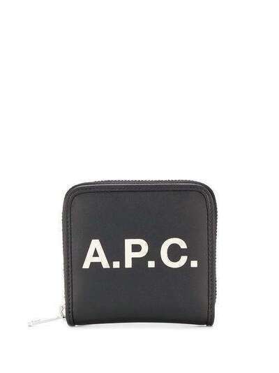 A.P.C. кошелек с логотипом PUAAOM63382