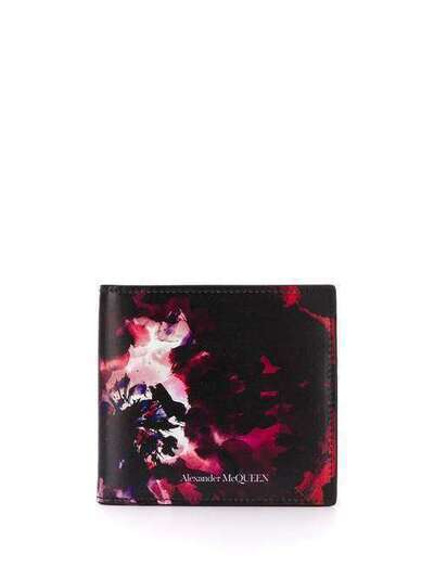 Alexander McQueen бумажник Ink Floral 6021371SK0B
