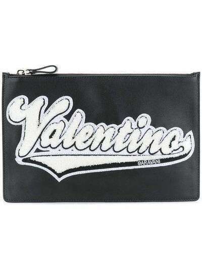 Valentino клатч с брендированной заплаткой PY2P0483FWY