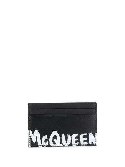 Alexander McQueen картхолдер с принтом граффити 6021441NT7B