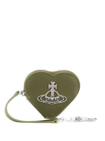 Vivienne Westwood кошелек в форме сердца с металлическим логотипом 5107001801229MO