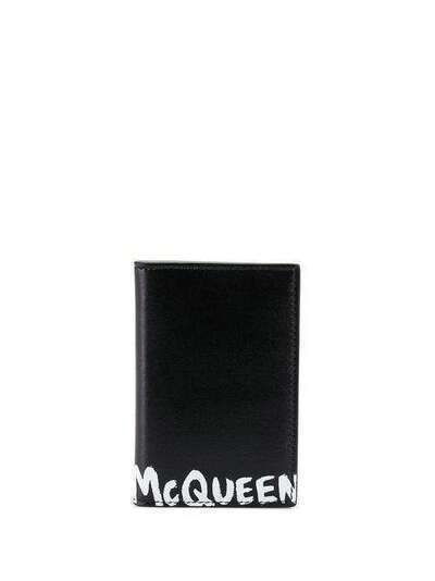 Alexander McQueen складной картхолдер с логотипом 6021421NT0B