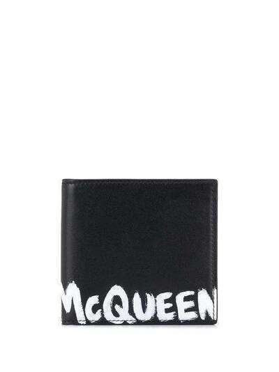 Alexander McQueen кошелек с логотипом и эффектом разбрызганной краски 6021371NT6B