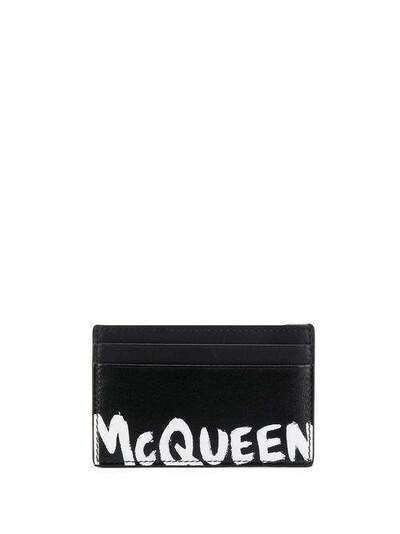 Alexander McQueen картхолдер с принтом граффити 6021441NT0B