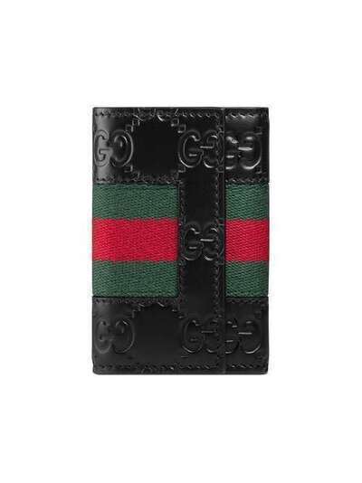 Gucci кошелек для ключей 'Signature' 408828CWCLN