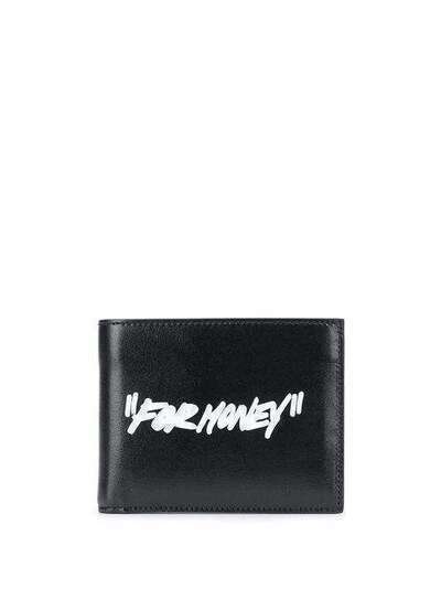 Off-White кошелек с принтом For Money OMNC008E20LEA0011001