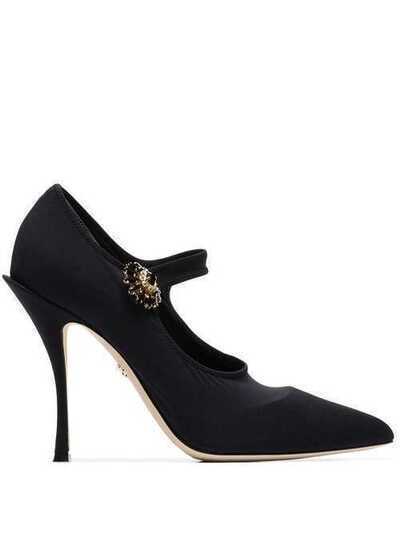Dolce & Gabbana туфли Мэри Джейн с кристаллами CD1216AZ161