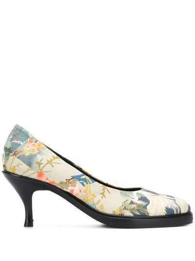 A.F.Vandevorst туфли-лодочки с цветочным принтом 201X424006