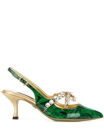 Dolce & Gabbana туфли Lori с ремешком на пятке CG0373AJ543