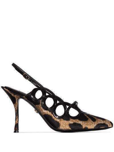 Dolce & Gabbana леопардовые туфли Lori 90 CG0375AJ211